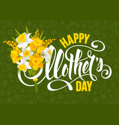 Happy mothers day Happy mothers day vector image