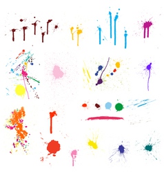 Splash set vector image