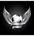 Football shield vector image