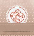 Easter grunge card vector image