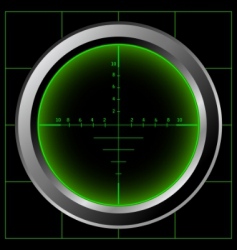 Sniper scope vector image