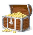 Treasure chest vector image