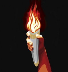 Torch vector image