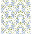 Blue flowers vector image