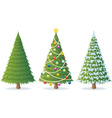 Christmas tree vector image