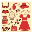 Women accessories vector image