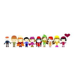 Group of children Group of children vector image