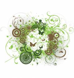 Chaotic grunge vector image