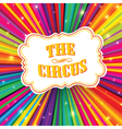 Funny circus poster design vector image