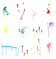 Splash set vector image