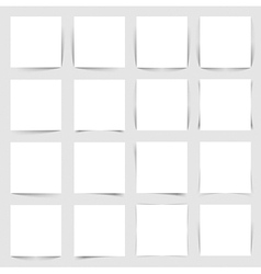 Transparent shadows vector image