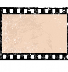 Grunge film frame vector image