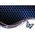 Background with Butterfly vector image