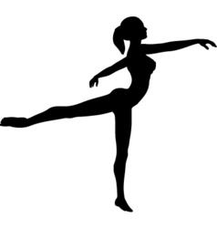 Ballet dancer vector image