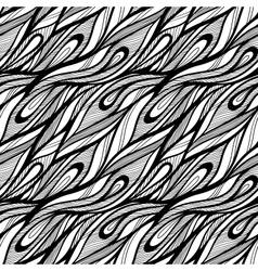 Seamless abstract hand drawn pattern waves Seamless abstract hand drawn pattern waves vector image