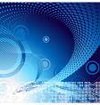 Techno pattern vector image