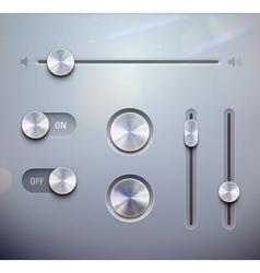 UI elements vector image