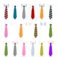 Neck ties vector image