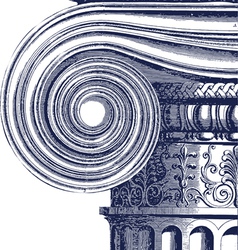 Classic column vector image