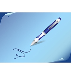 Ball-point pen vector image