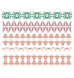 Decorative script detailed vector image