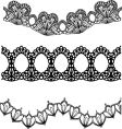 Lace design vector image
