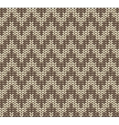 Knitted wool background vector image
