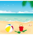 Beach vector image