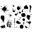 Ink splats vector image