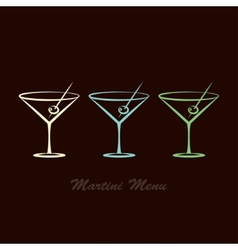 Martini Martini vector image