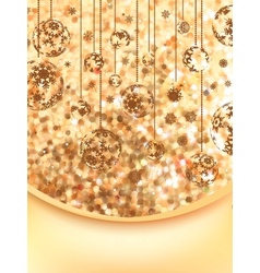 Merry Christmas greeting card EPS 8 vector image