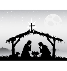 Nativity scene vector image