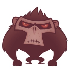 Angry Ape vector image