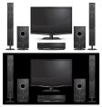 Home theatre vector image