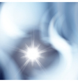 Abstract blue background with sun vector image