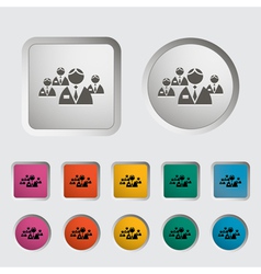 Social network 2 vector image