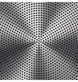 Metal Texture with Circle Perforated Background vector image