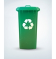 Recycle bin vector image