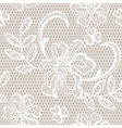 Old lace background ornamental flowers texture vector image
