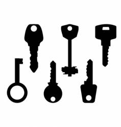 Keys vector image