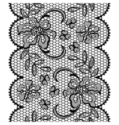 Old lace background ornamental flowers texture vector image