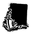 Graffiti image of can with arrows vector image