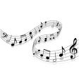 Music background vector image