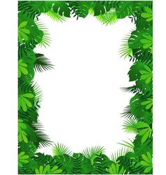 Forest background vector image