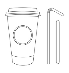 Cup vector image