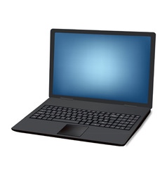 Laptop vector image