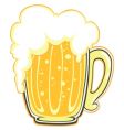 Beer mug vector image