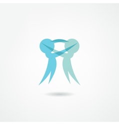 Embrace icon Embrace icon vector image