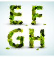 Alphabet letters vector image