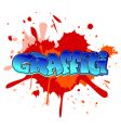 Graffiti background vector image